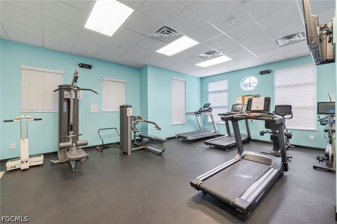 2745 First Street, Unit 2703 Fort Myers, FL 33916 - Photo 33 of 34 a room with gym equipment