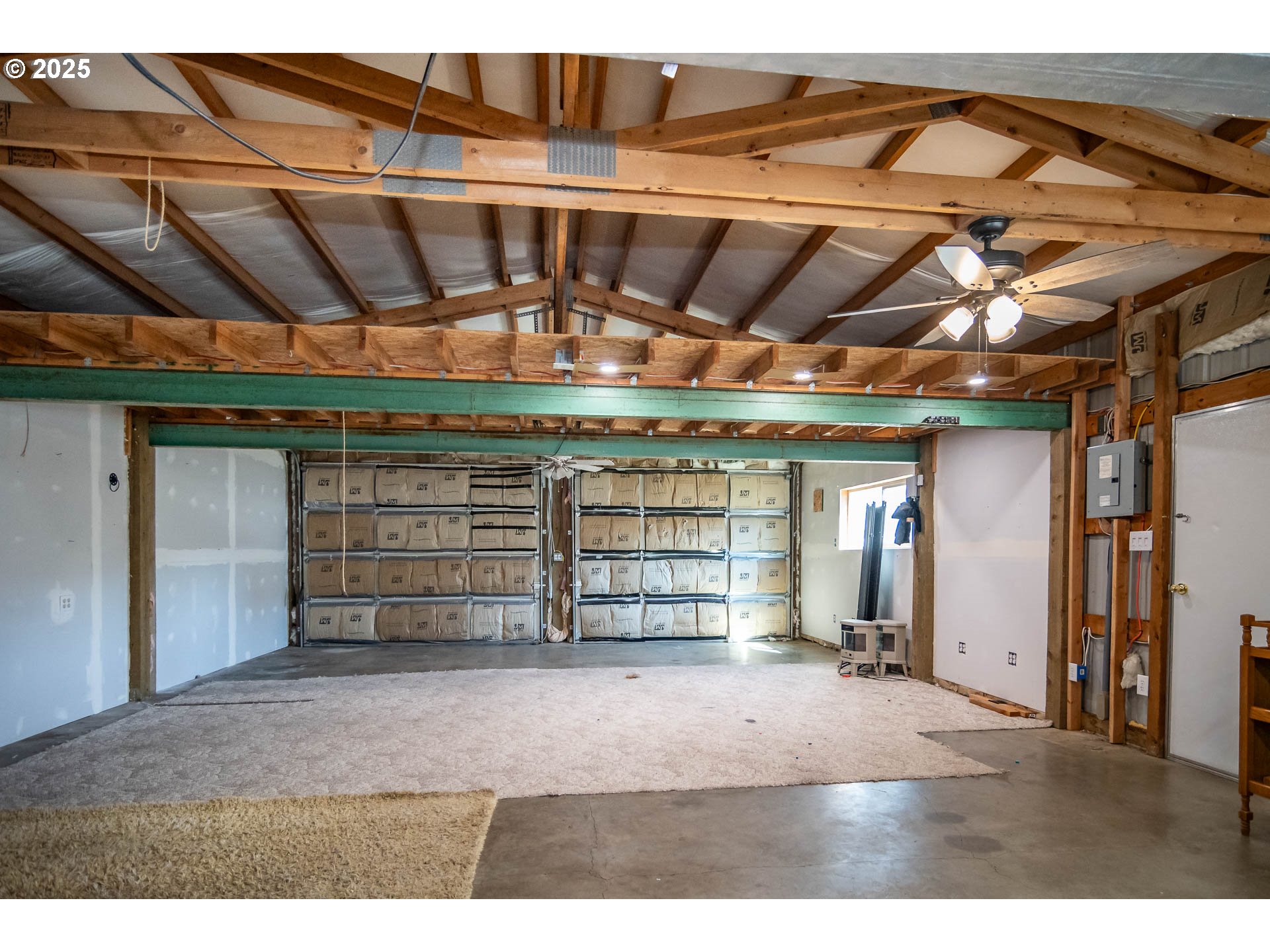 68 Rose Avenue Winston, OR 97496 - Photo 28 of 43 a view of a room with wooden ceiling