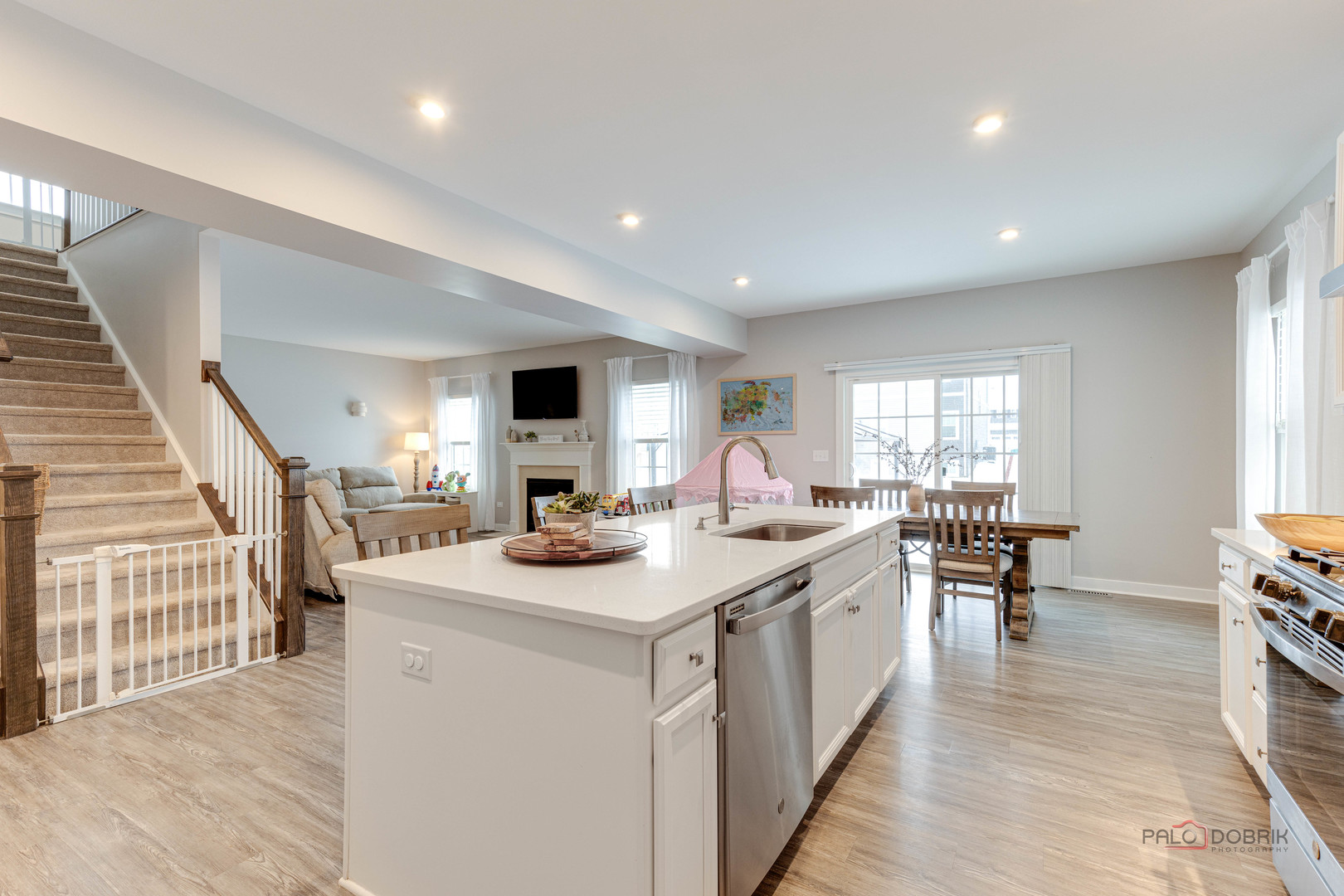 1799 Overview Circle Antioch, IL 60002 - Photo 11 of 38 a kitchen with sink stove and cabinets