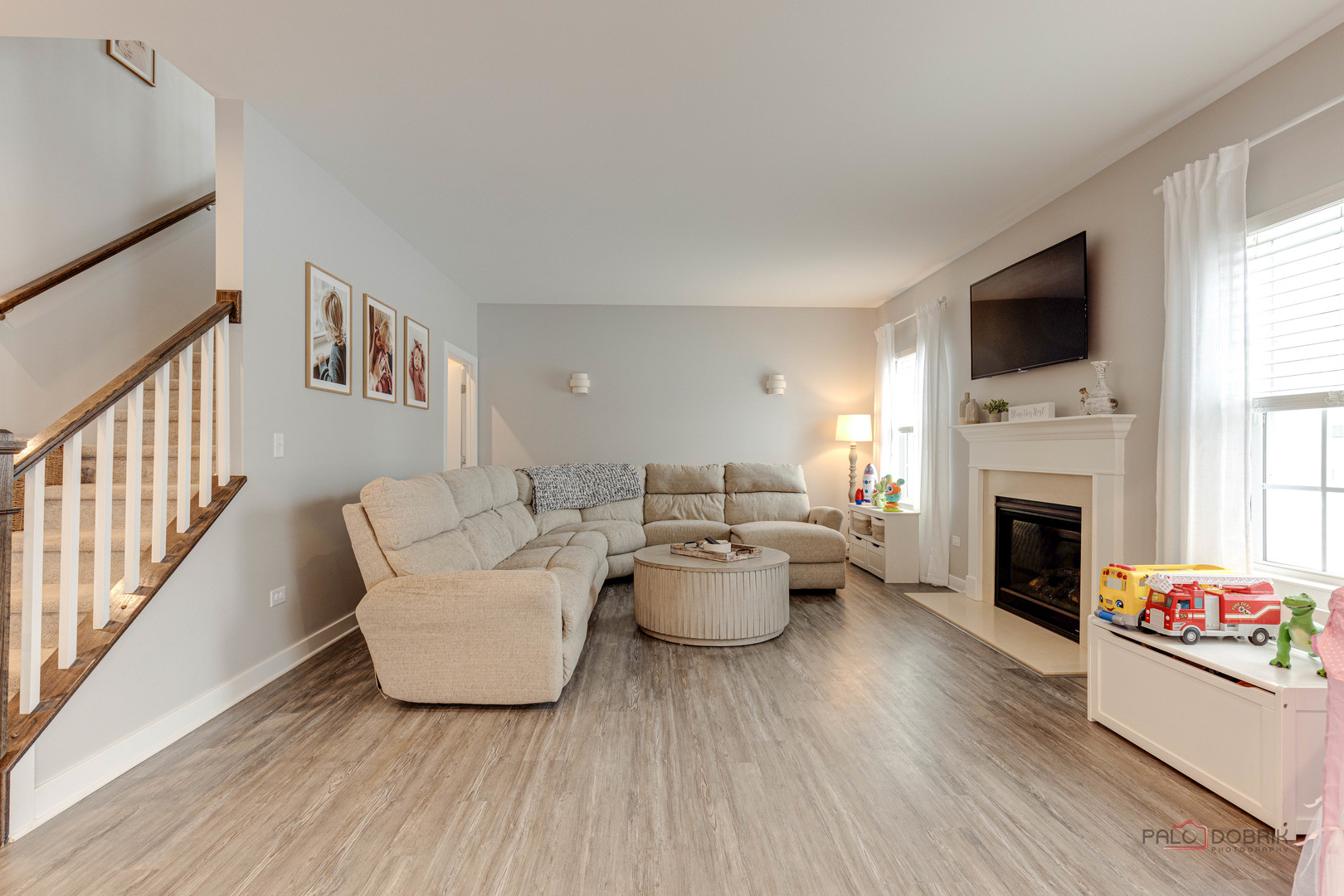 1799 Overview Circle Antioch, IL 60002 - Photo 15 of 38 a living room with fireplace furniture and a fireplace
