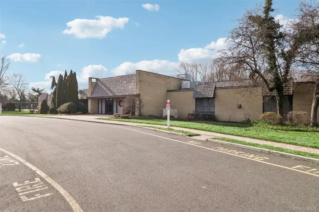 a house view with a street