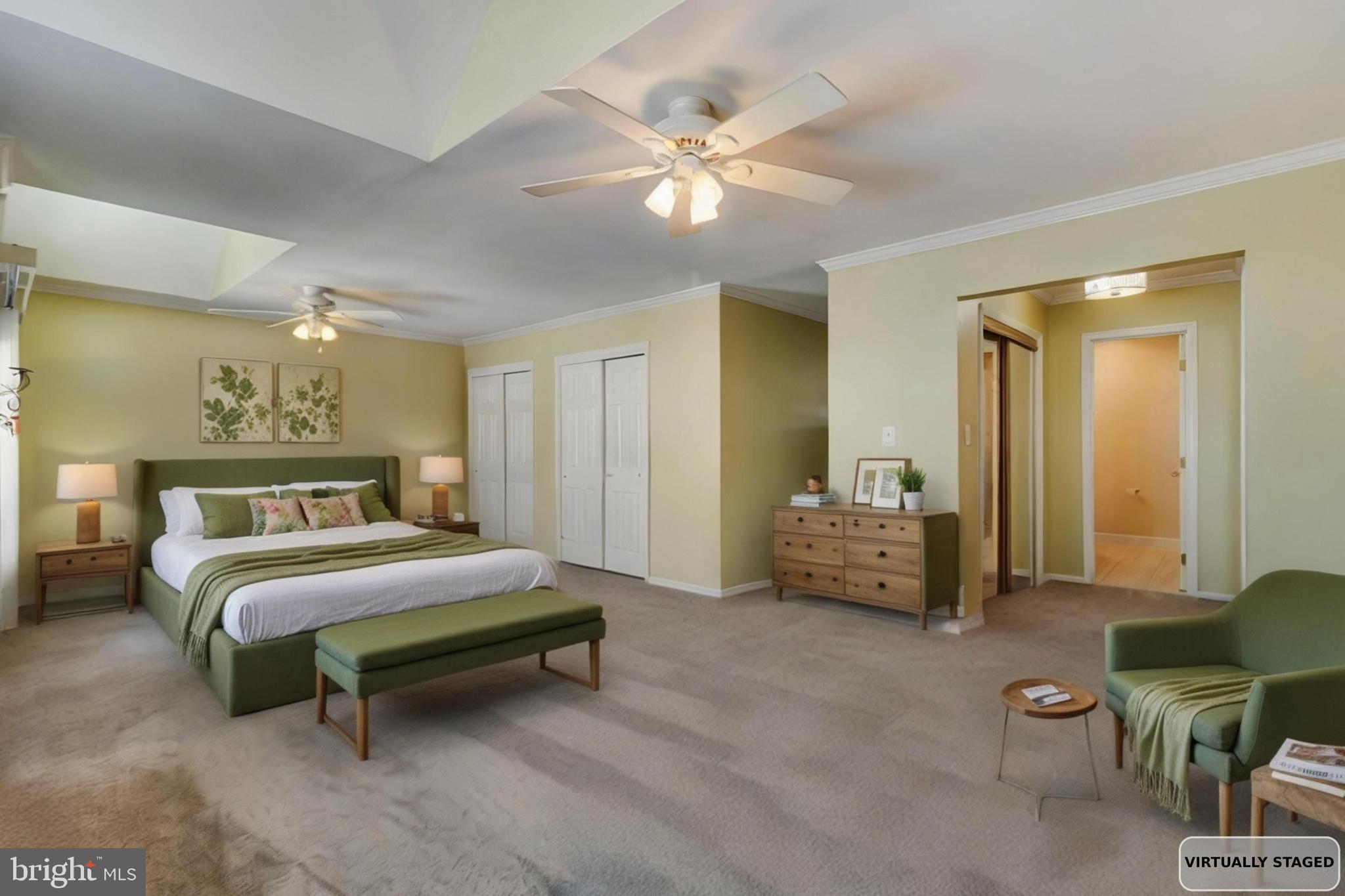 734 Belle Field, Unit 98 Dowell, MD 20629 - Photo 5 of 24 Primary Bedroom (Virtually Staged)