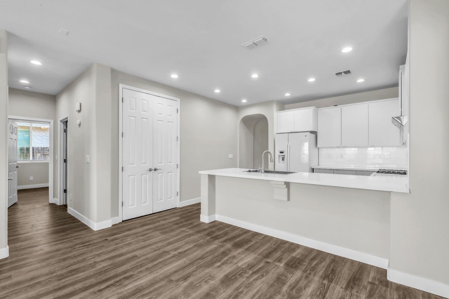 1839 Dawnelle Way Sacramento, CA 95835 - Photo 21 of 56 a view of kitchen with wooden floor