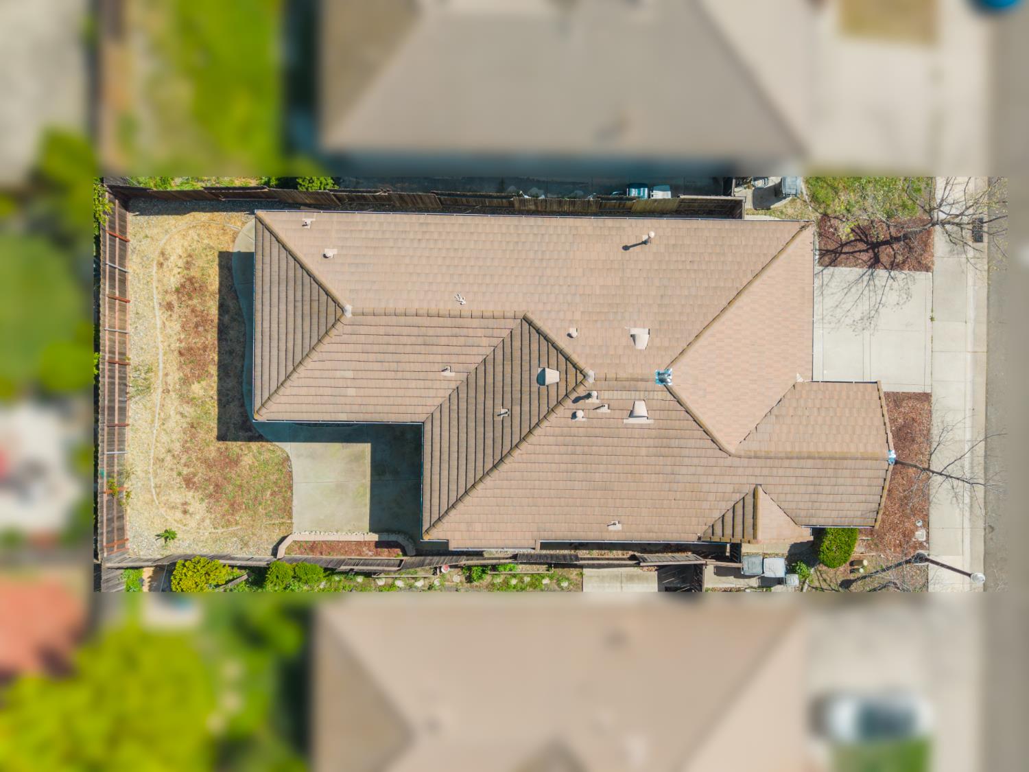 1839 Dawnelle Way Sacramento, CA 95835 - Photo 56 of 56 an aerial view of a house with swimming pool and patio