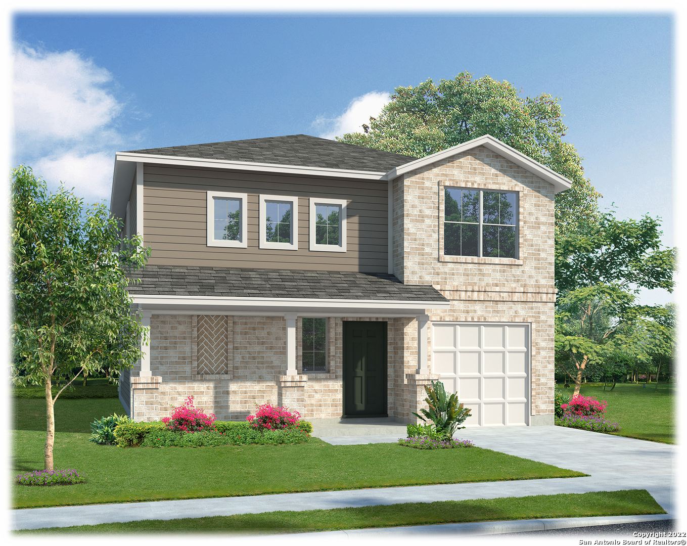 1002 Andean Emerald San Antonio, TX 78253 - Photo 1 of 1 a front view of a house with a yard
