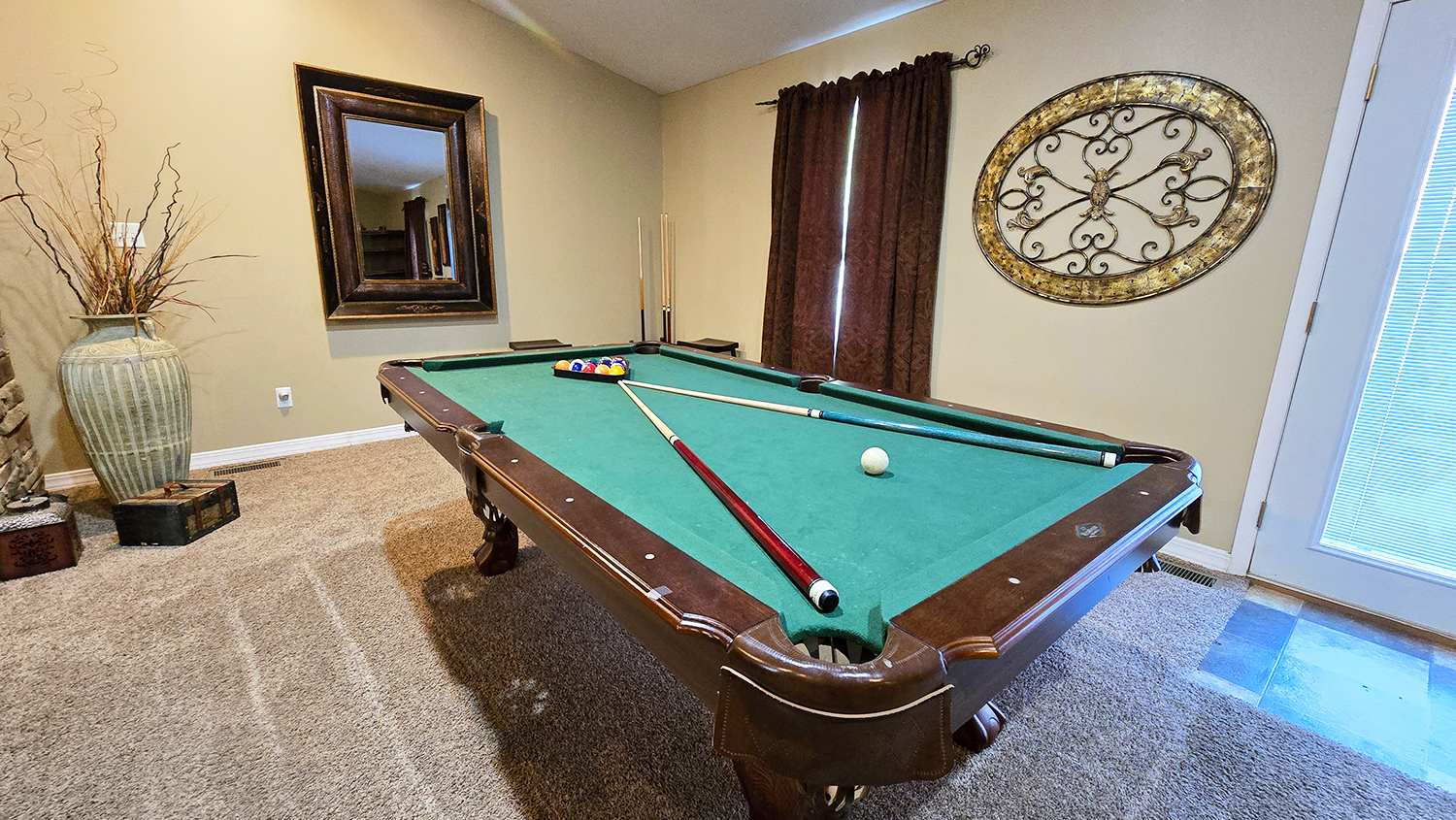 614 East Superior Street Irvington, IL 62848 - Photo 12 of 41 a room with pool table and windows
