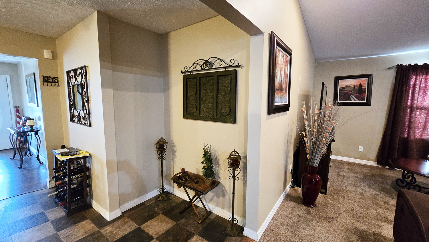 614 East Superior Street Irvington, IL 62848 - Photo 13 of 41 a view of a hallway with paintings on the wall