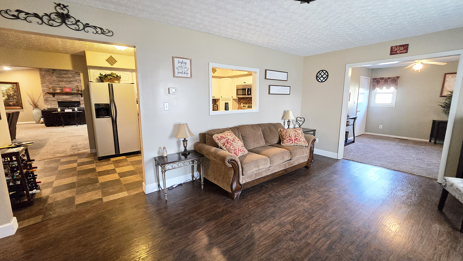 614 East Superior Street Irvington, IL 62848 - Photo 19 of 41 a living room with furniture and a wooden floor