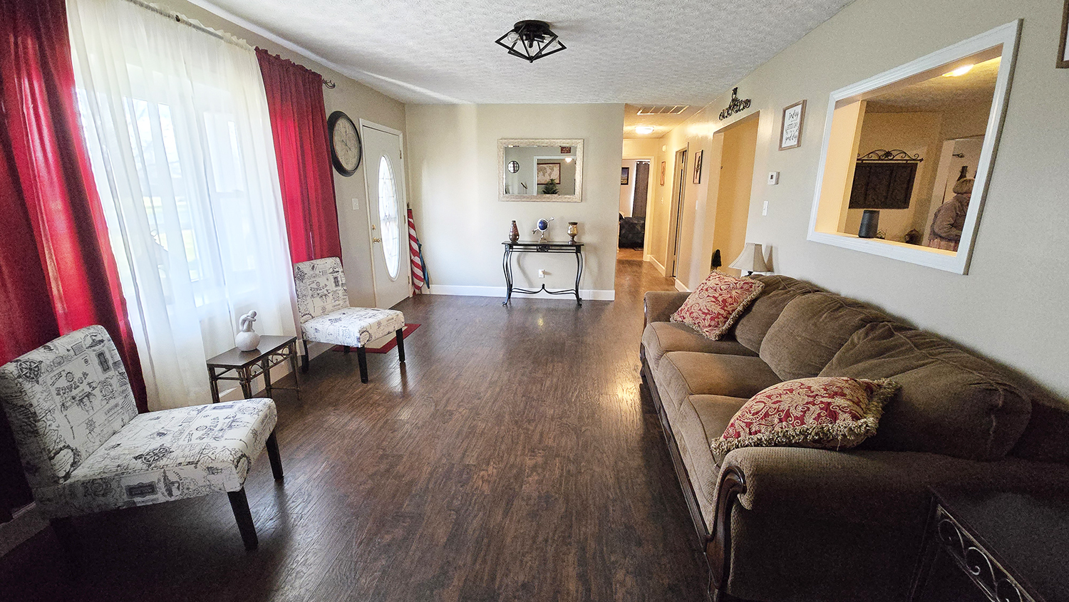 614 East Superior Street Irvington, IL 62848 - Photo 23 of 41 a living room with furniture and a wooden floor