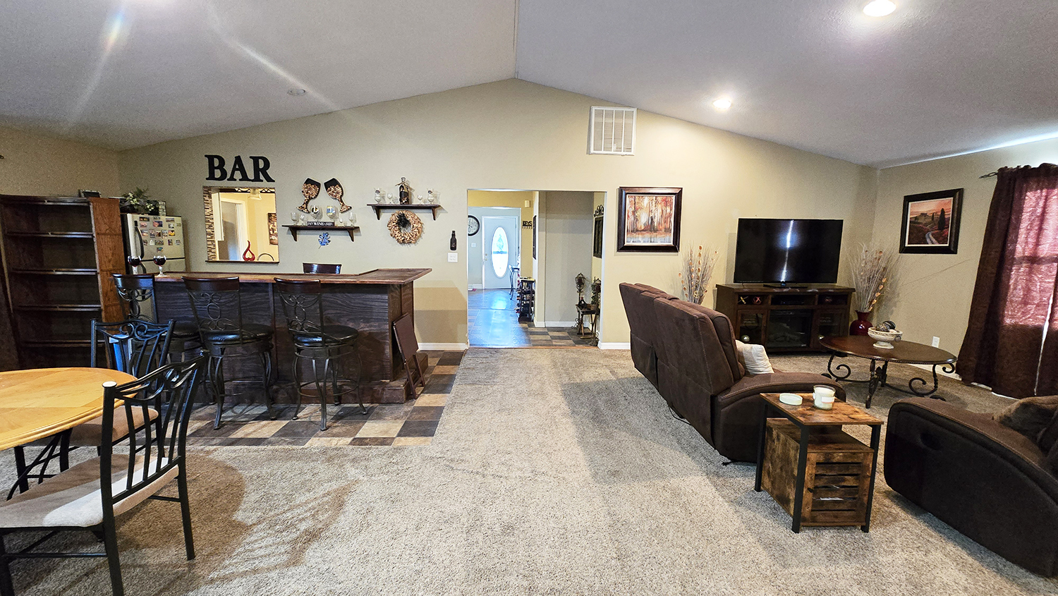 614 East Superior Street Irvington, IL 62848 - Photo 7 of 41 a living room with furniture and a flat screen tv