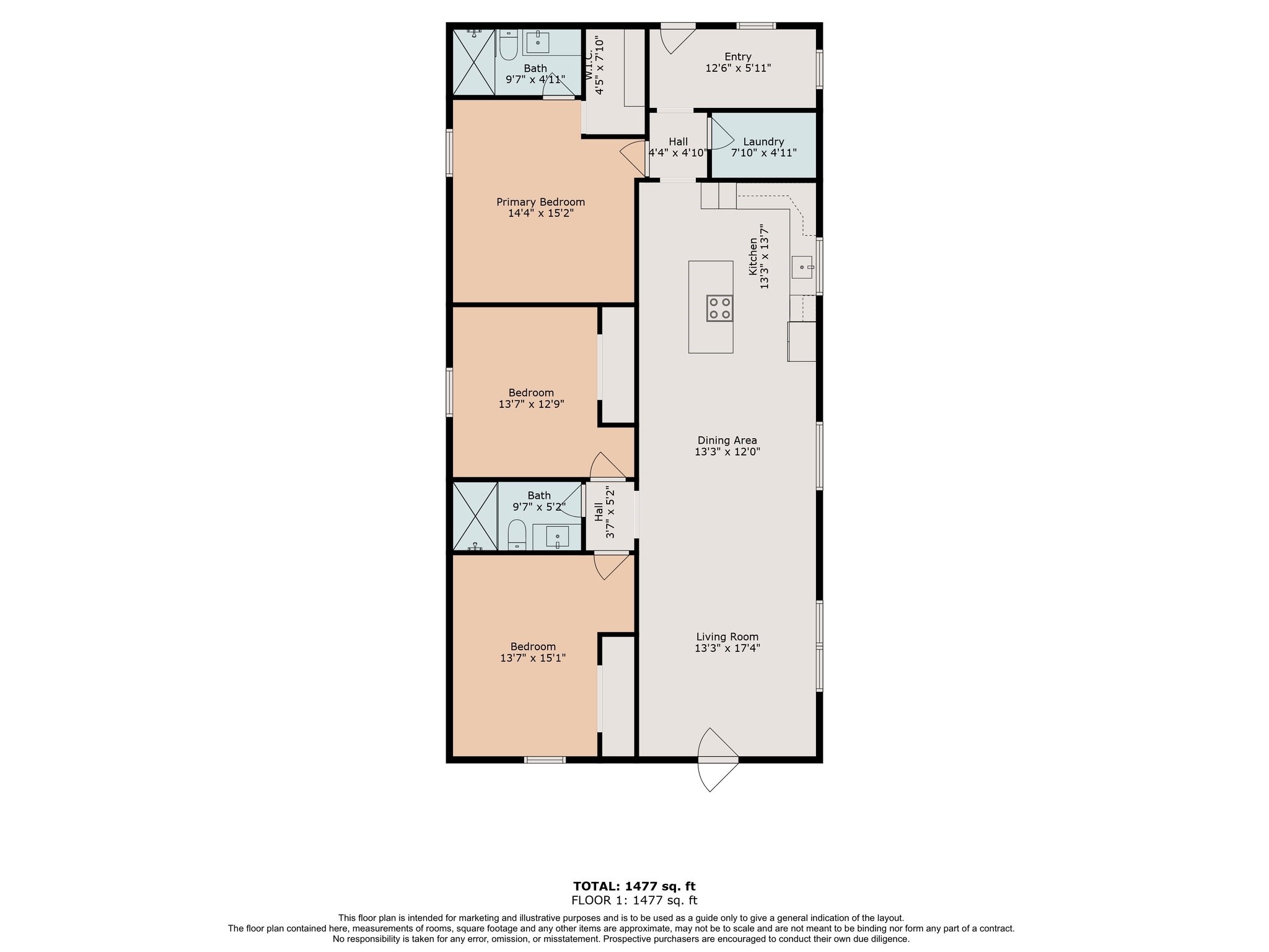 228 Lenox Street Houston, TX 77011 - Photo 16 of 16 a picture of floor plan