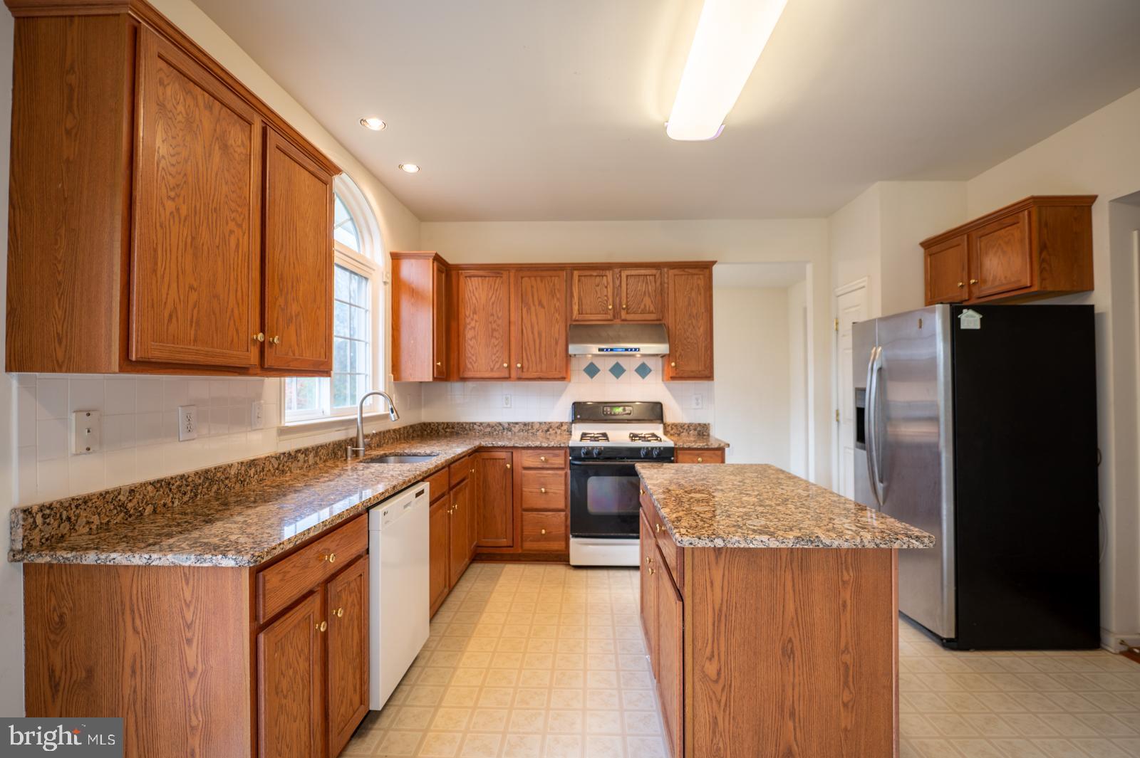 Ample counter and cabinetry space.