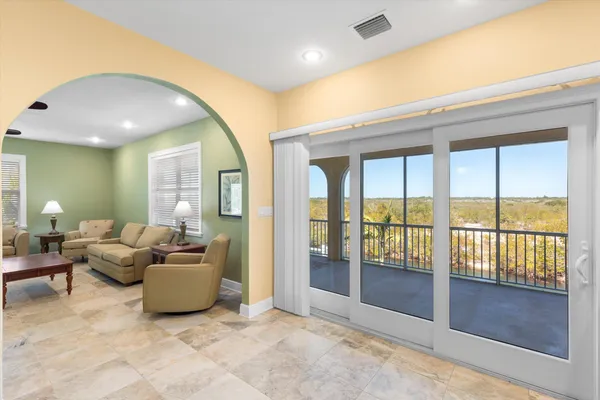 a view of balcony and deck