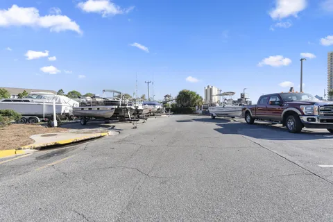 a view of a city with tall buildings