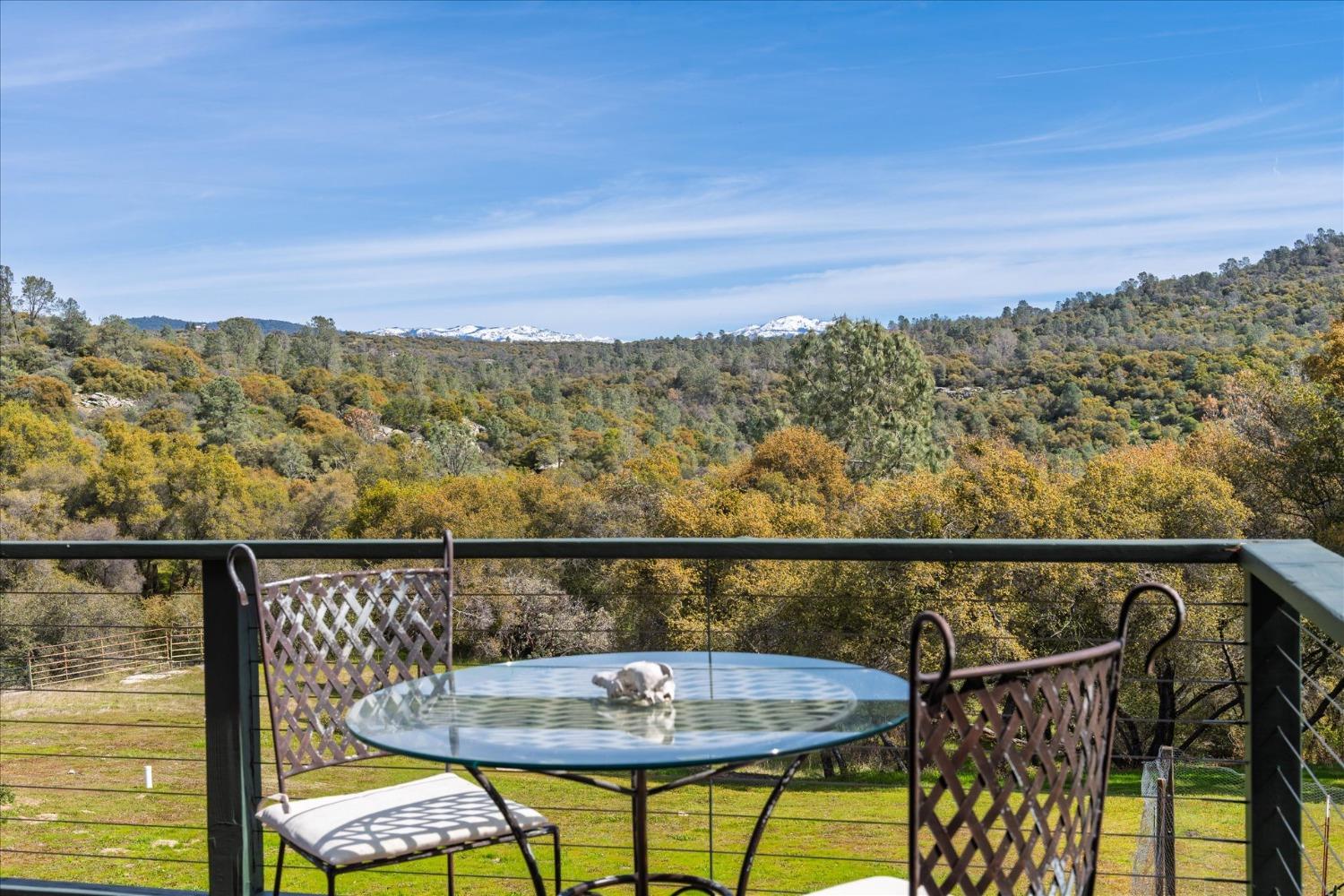 29751 Flying O Ranch Road Coarsegold, CA 93614 - Photo 32 of 78 Beautiful Snowcapped Yosemite Mountain Range from the Deck & Property!
