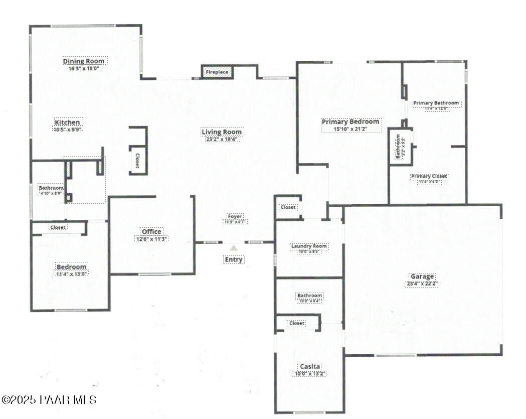 5892 North Honeysuckle Road Prescott, AZ 86305 - Photo 43 of 43 Floor Plan