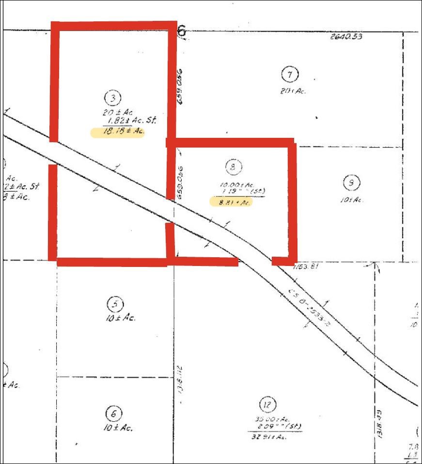 0 East E Highway Palmdale, CA 93552 - Photo 3 of 10 Assessors Parcels show 18.18 Acres and 8.81 Acres