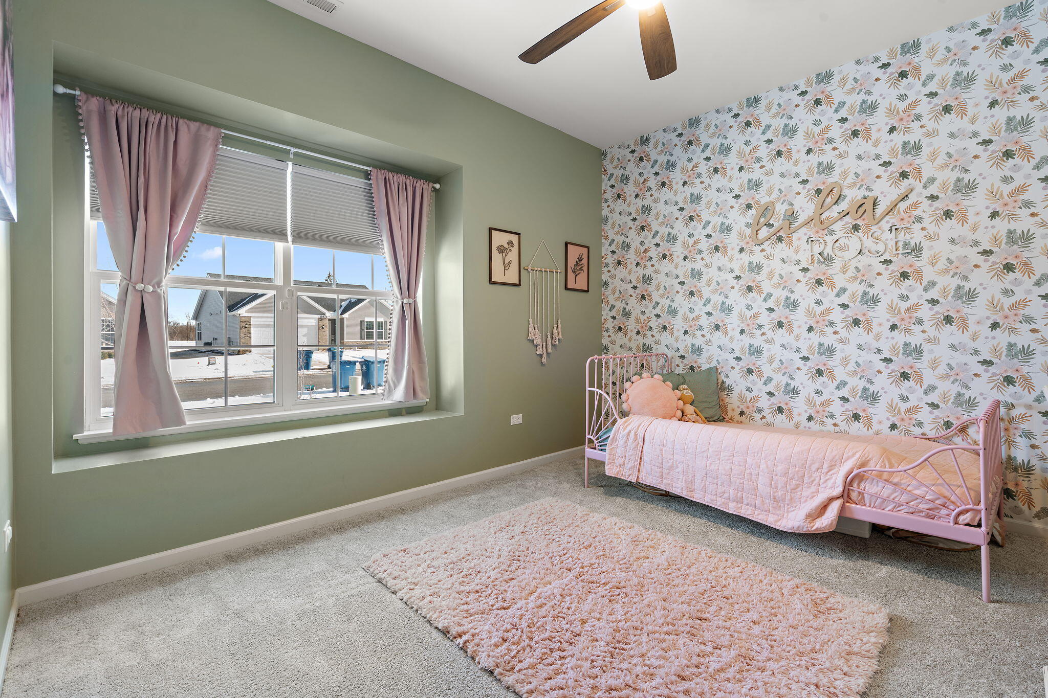 11664 Thomas Street Winfield, IN 46307 - Photo 20 of 30 a bedroom with a bed and a window