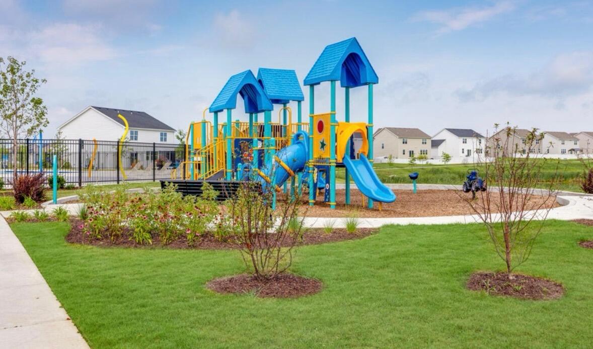 11664 Thomas Street Winfield, IN 46307 - Photo 28 of 30 a childrens park with lots of swings and slides