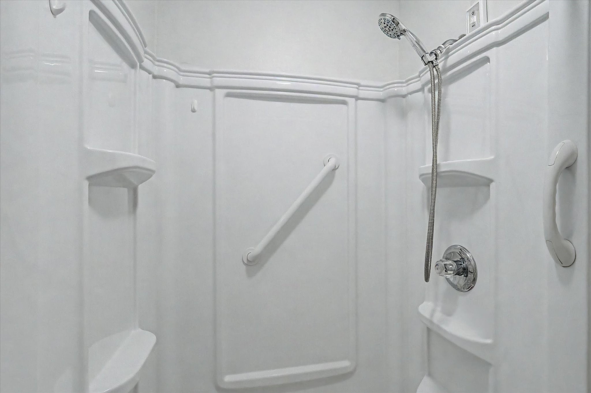 413 Farrer Street Angleton, TX 77515 - Photo 27 of 43 a bathroom with a shower and toilet