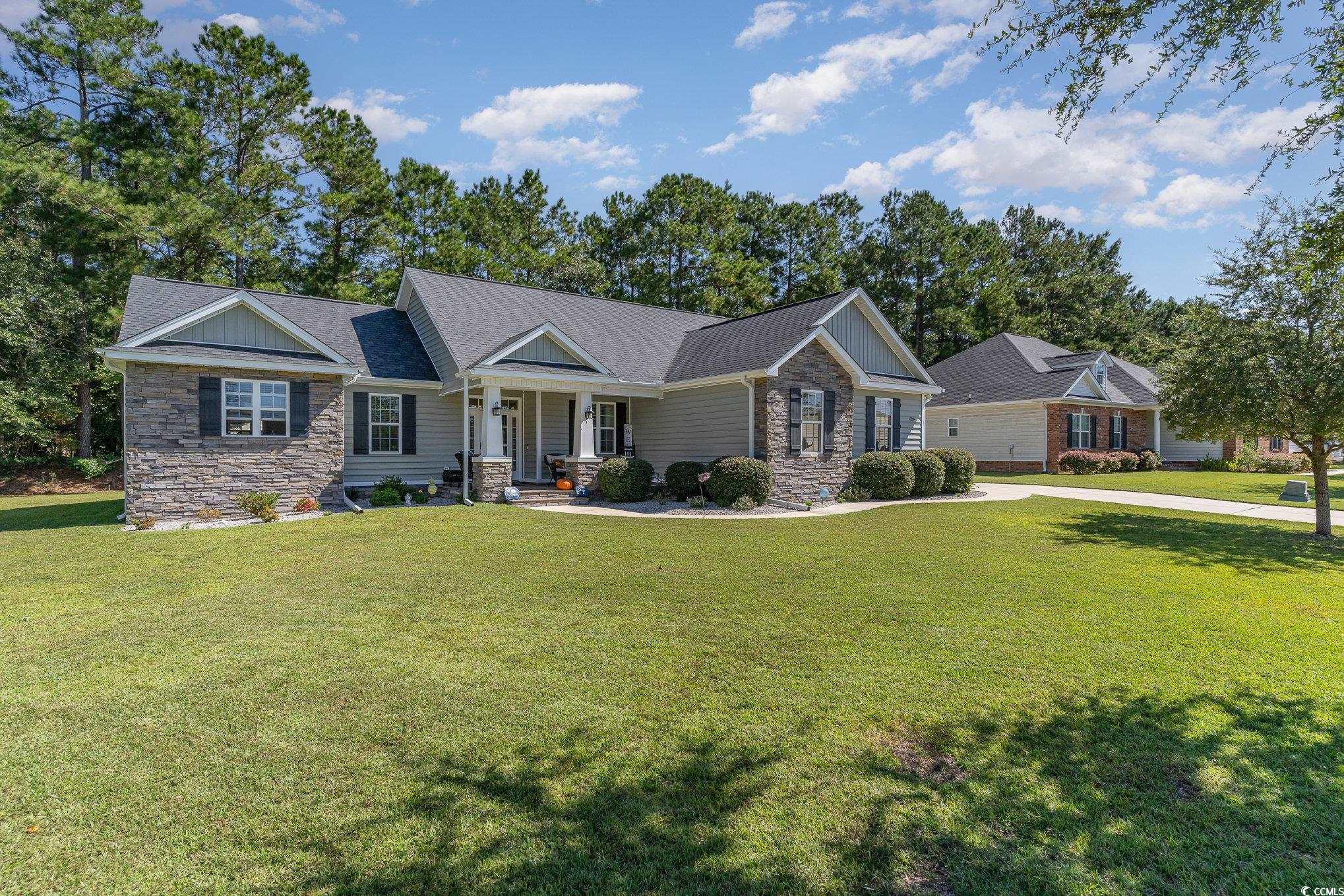 4204 Ridgewood Drive Conway, SC 29526 - Photo 36 of 38 View of front of property featuring a front lawn a