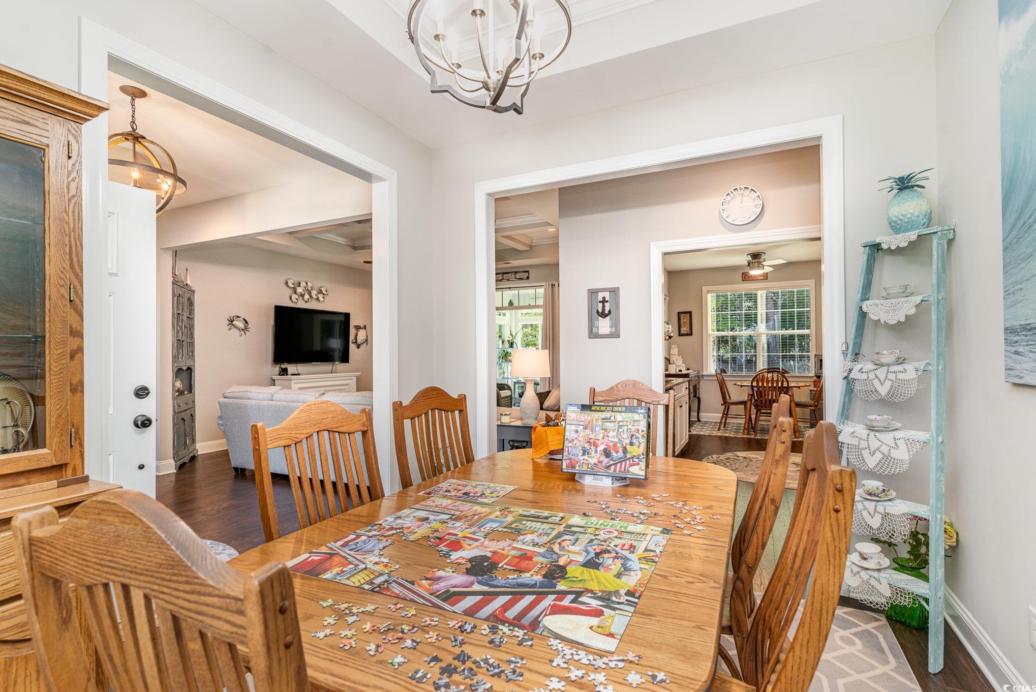 4204 Ridgewood Drive Conway, SC 29526 - Photo 10 of 38 Dining space featuring ceiling fan with notable ch