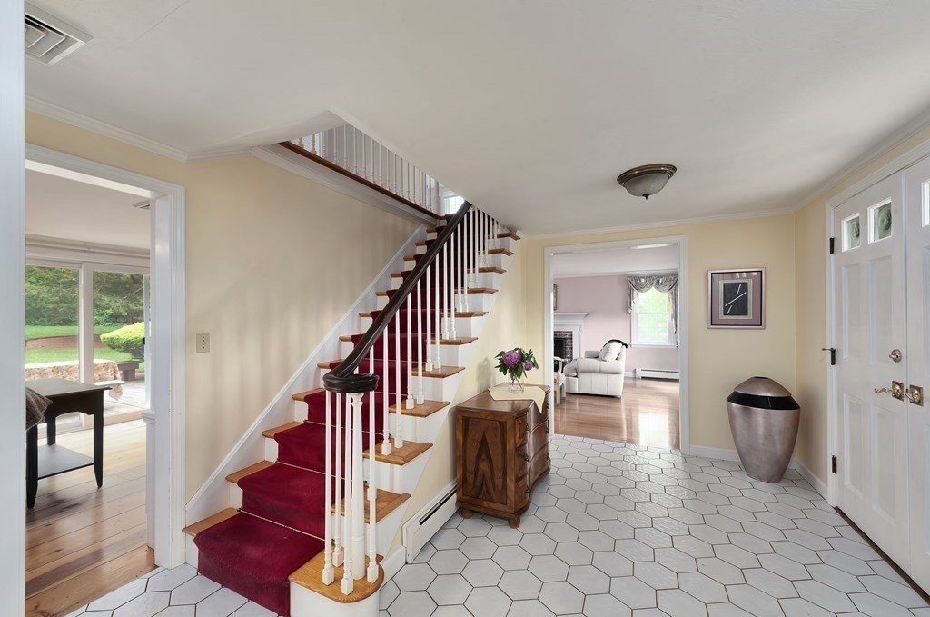 6 Trask Road Boxford, MA 01921 - Photo 13 of 36 a living room with furniture and wooden floor