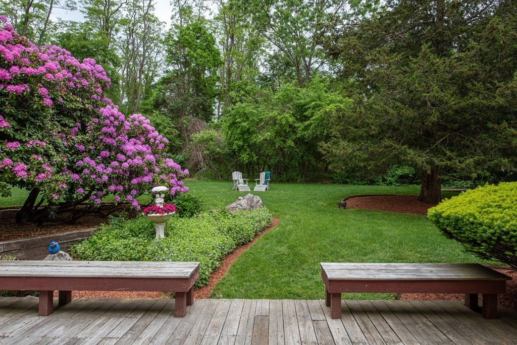 6 Trask Road Boxford, MA 01921 - Photo 27 of 36 a view of yard with seating area and green space