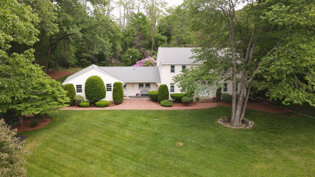 6 Trask Road Boxford, MA 01921 - Photo 36 of 36 a view of a house with backyard and a garden
