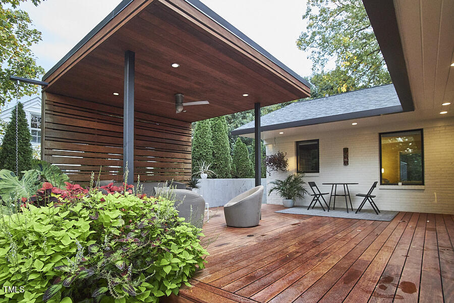 2620 Fairview Road Raleigh, NC 27608 - Photo 25 of 31 a garden view with a seating space