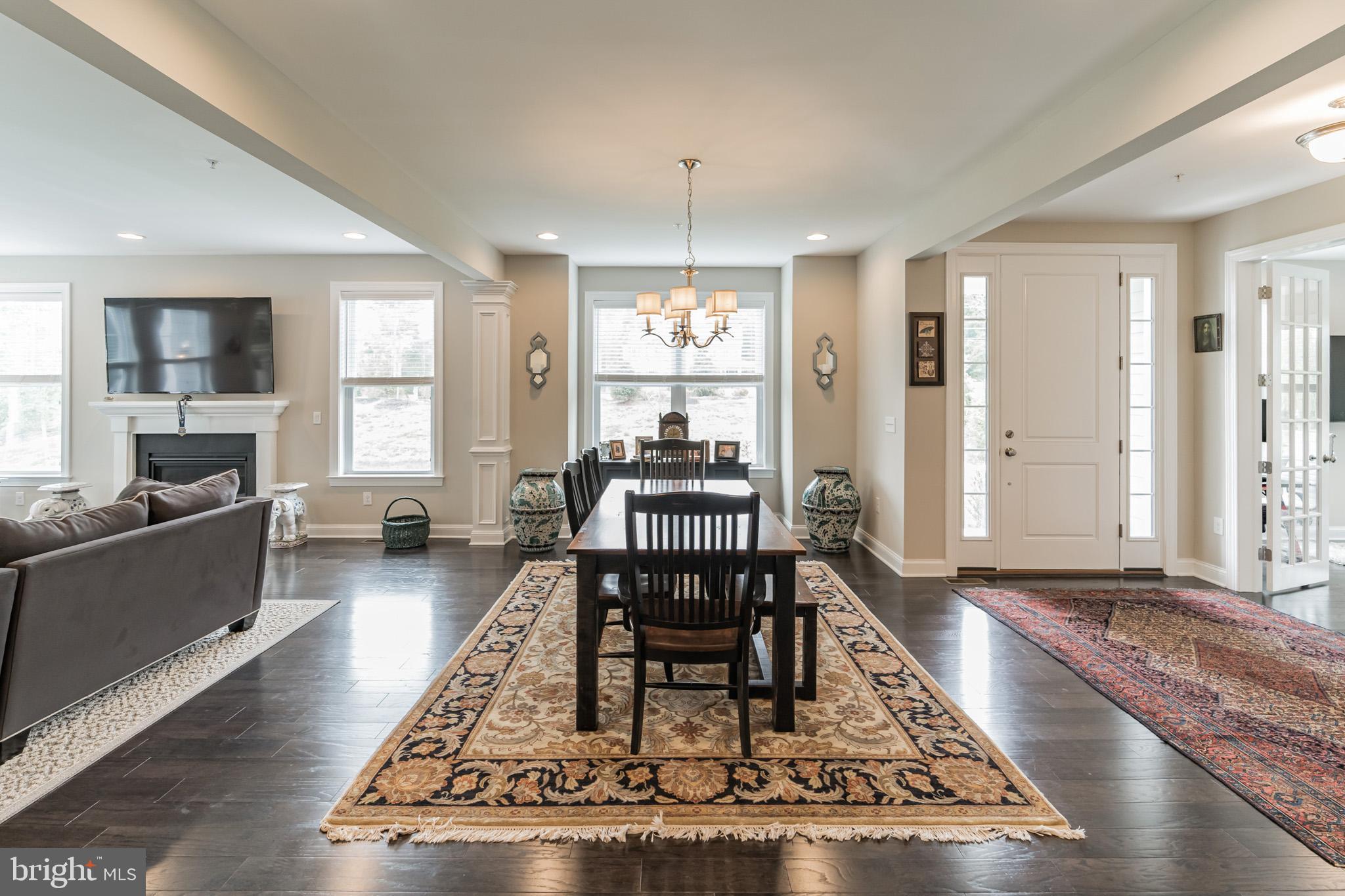 Front Door Opening to Dining Area