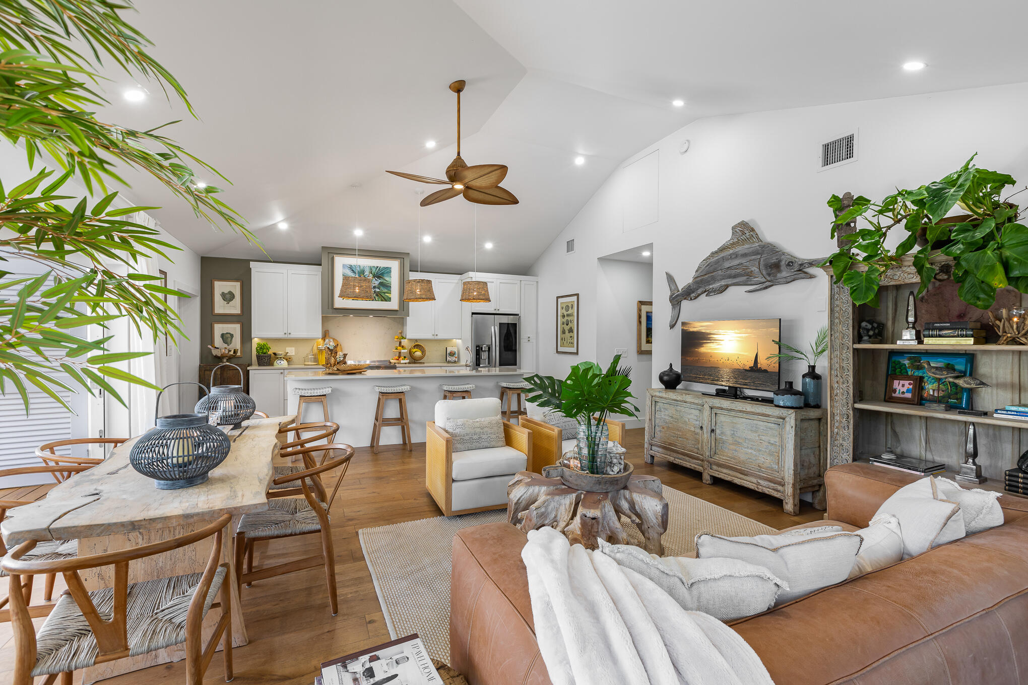 916 Seminary Street Key West, FL 33040 - Photo 12 of 37 a living room with furniture and a flat screen tv