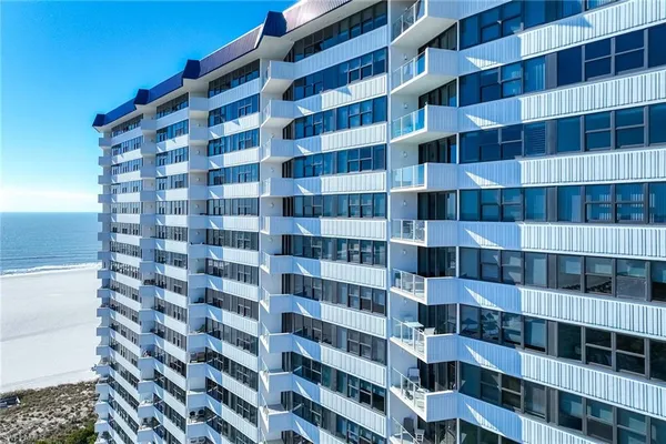 a view of a large building