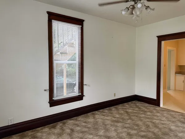 a small space with window