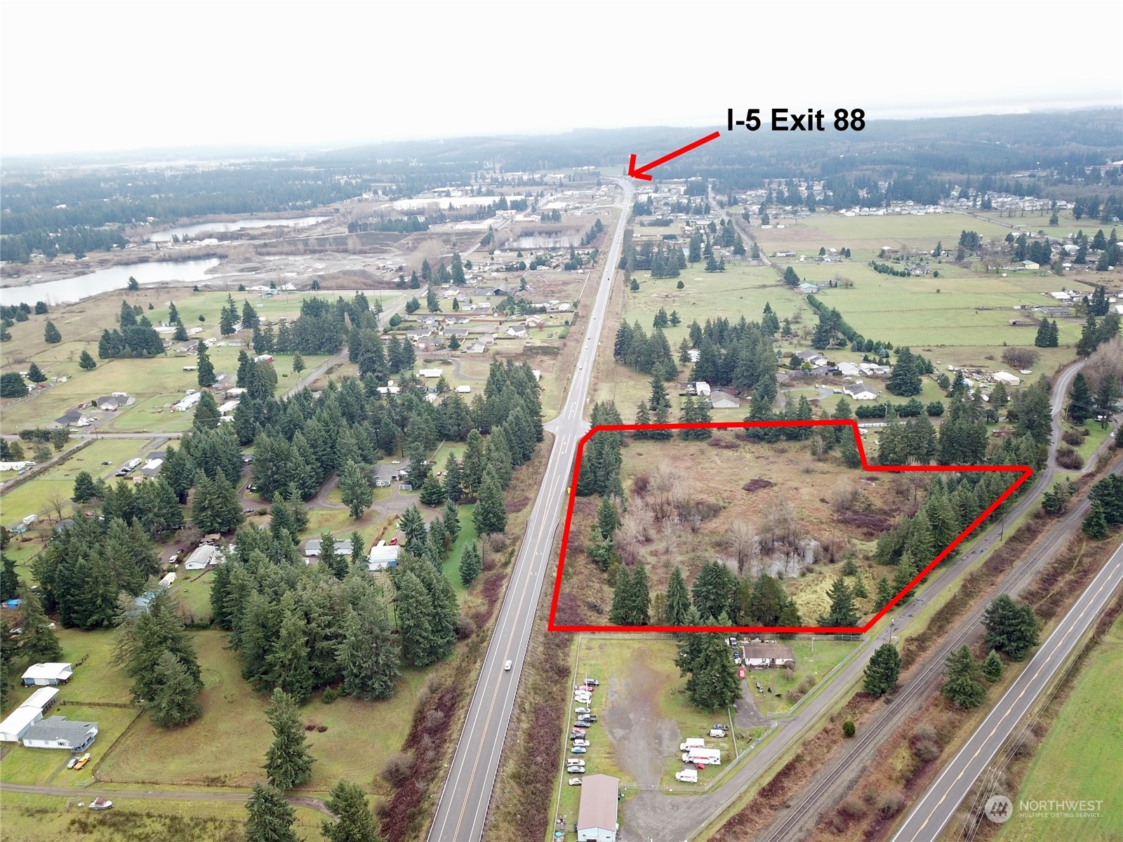 19807 Pecan Street Southwest Rochester, WA 98579 - Photo 8 of 14 an aerial view of multiple house