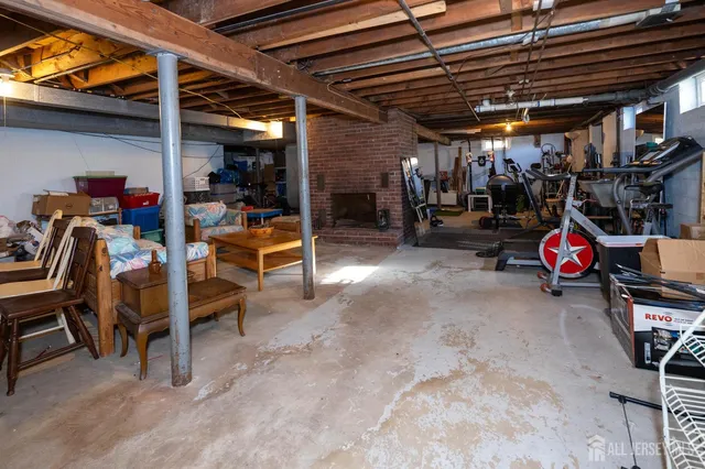 a view of storage and utility room