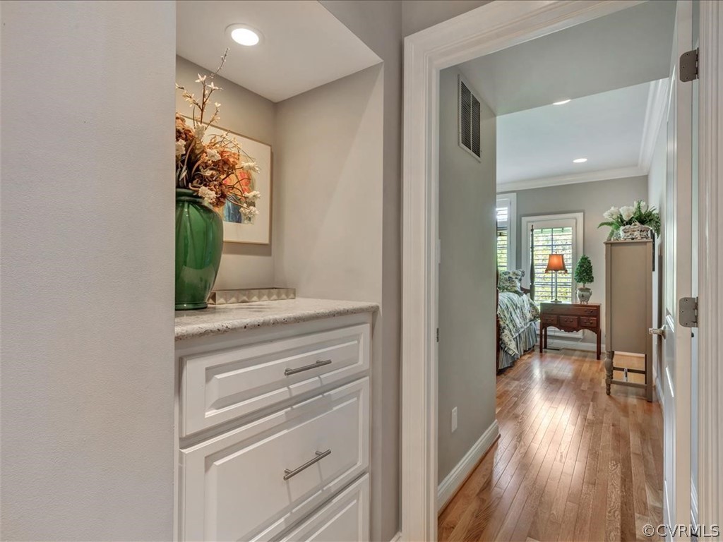 2366 Bel Crest Circle Midlothian, VA 23113 - Photo 13 of 37 a view of a hallway and wooden floor windows