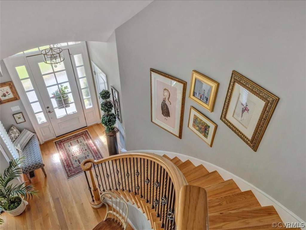 2366 Bel Crest Circle Midlothian, VA 23113 - Photo 22 of 37 a view of staircase with furniture and staircase