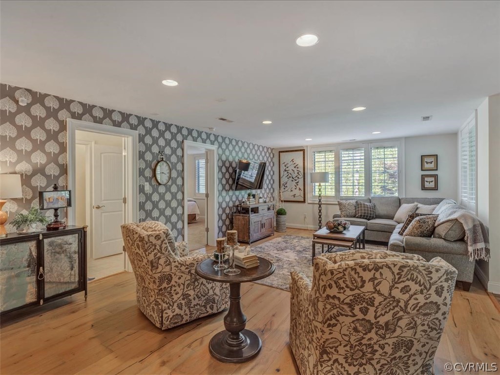 2366 Bel Crest Circle Midlothian, VA 23113 - Photo 26 of 37 a living room with furniture and wooden floor