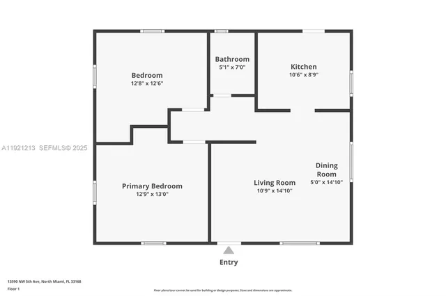 $2,150 | 13590 Northwest 5th Avenue, North Miami, FL 33168