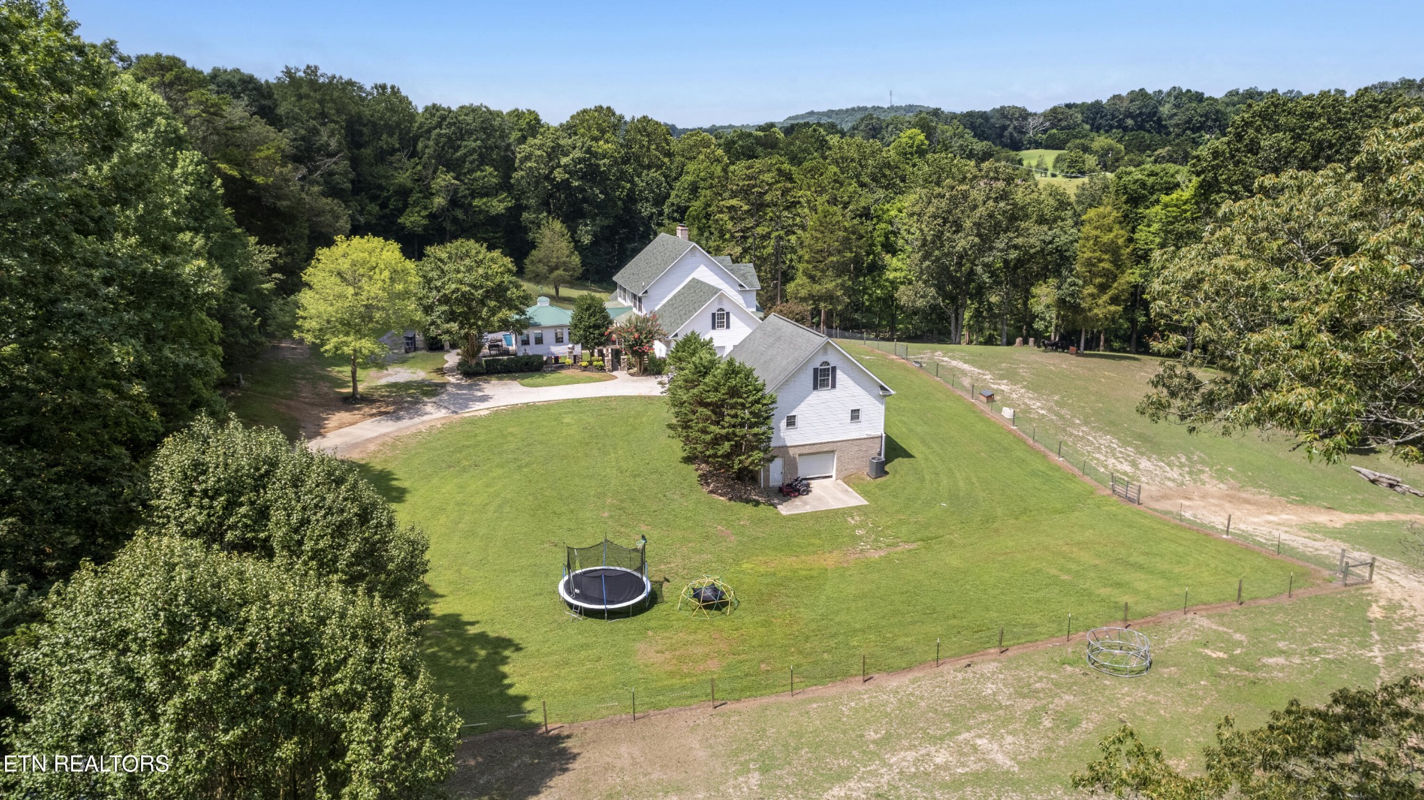 316 Red Hill Road Andersonville, TN 37705 - Photo 8 of 59 an aerial view of a house with yard