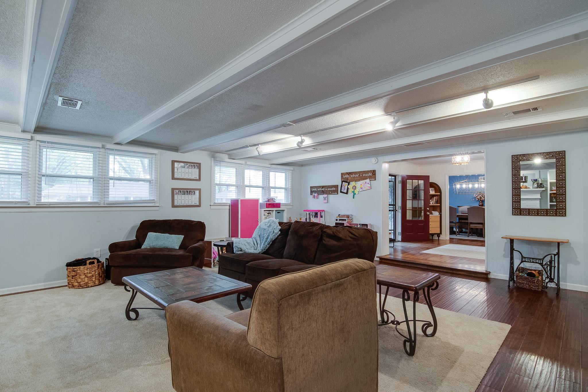 4898 Dee Road Memphis, TN 38117 - Photo 8 of 40 a living room with furniture and a wooden floor