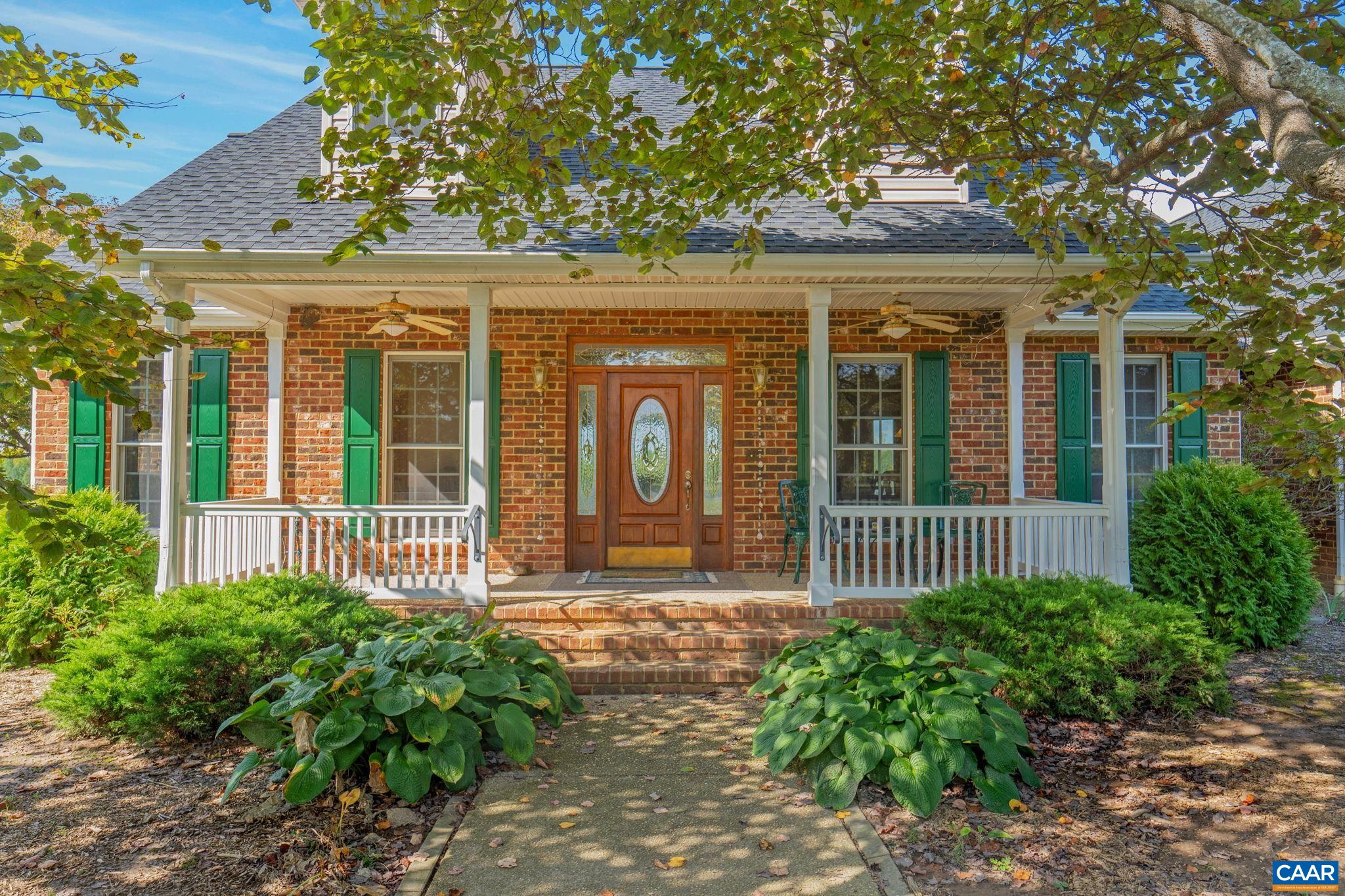 3535 Venable Road Kents Store, VA 23084 - Photo 1 of 75 front view of a brick house with a large window