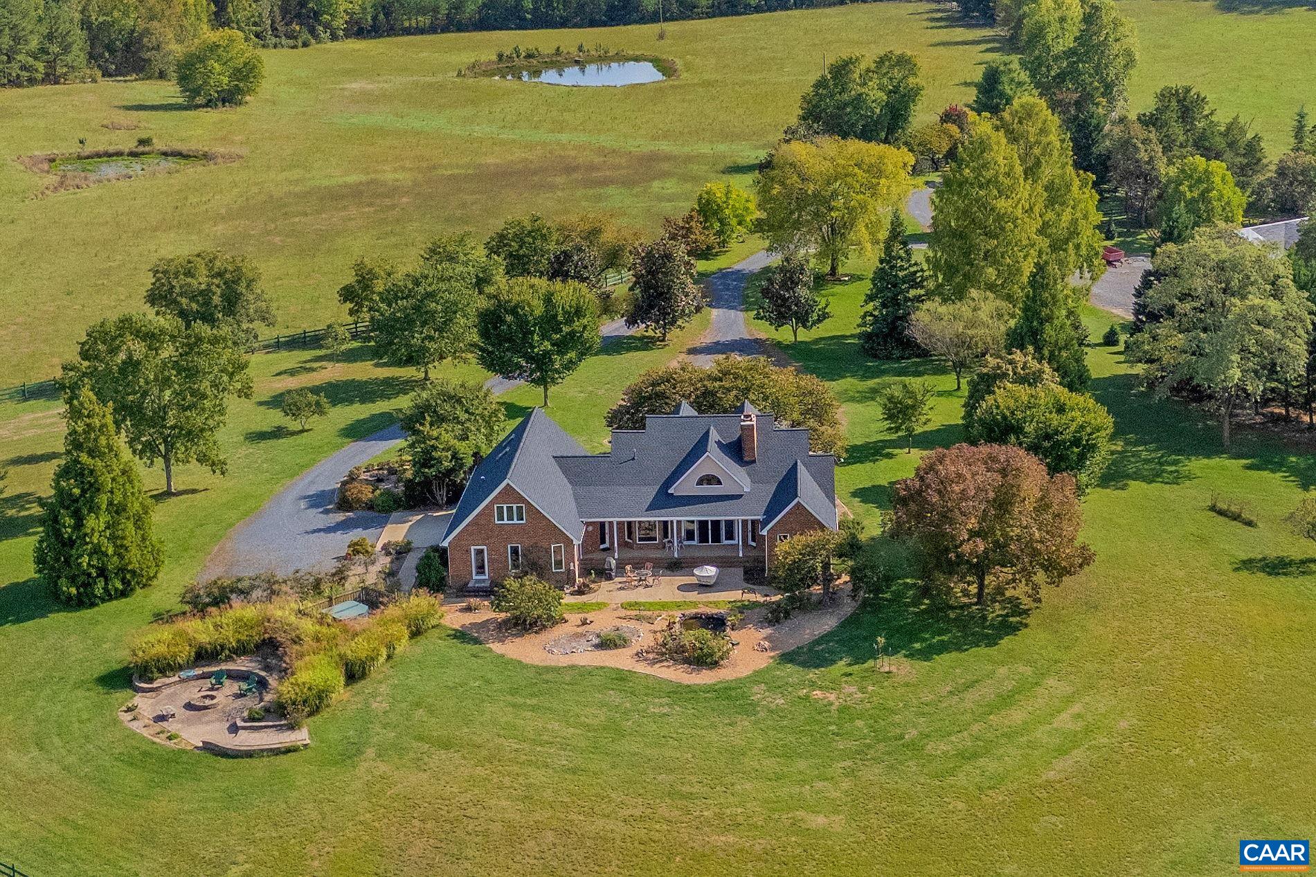 3535 Venable Road Kents Store, VA 23084 - Photo 3 of 75 an aerial view of a house with a ocean view
