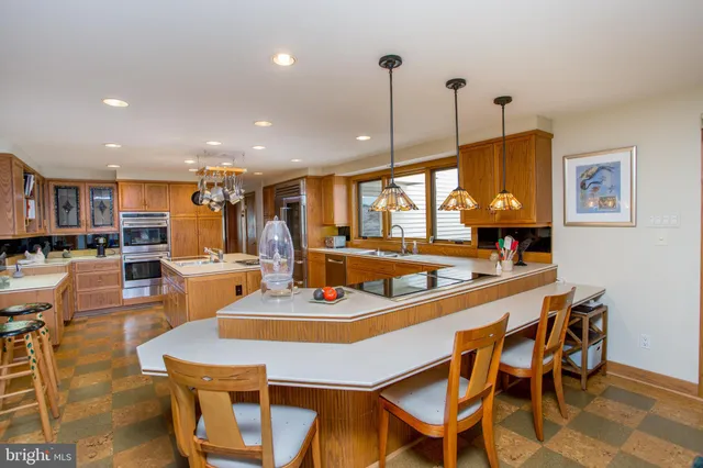 a bedroom with a bed and a television