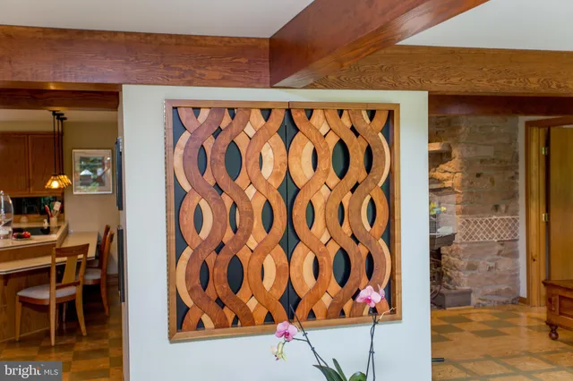 a bathroom with a sink double vanity and a mirror