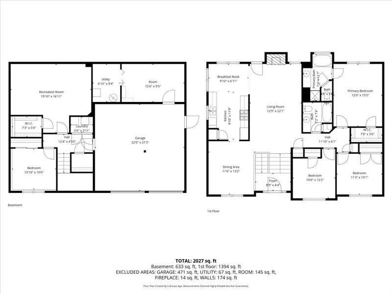 2242 Rocksram Court Buford, GA 30519 - Photo 52 of 52 a white wall with painting on top and white appliances