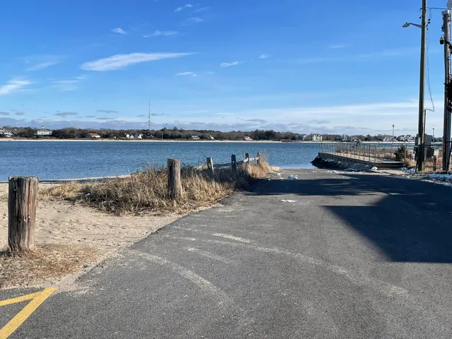 a view of a lake with a terrace