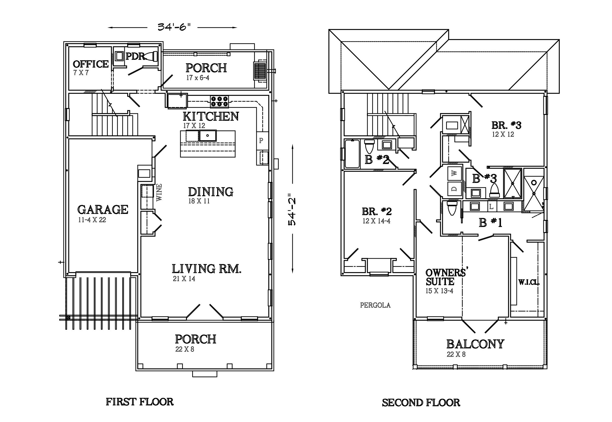 Tbd White Cottage Road, Unit LOT 25 Santa Rosa Beach, FL 32459 - Photo 22 of 22 Yaupon Floor Plan