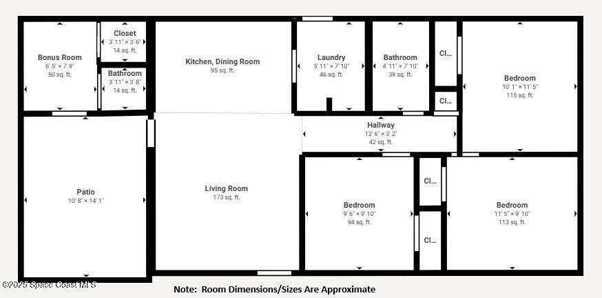 4128 Duke Street Melbourne, FL 32901 - Photo 35 of 35 Floorplan